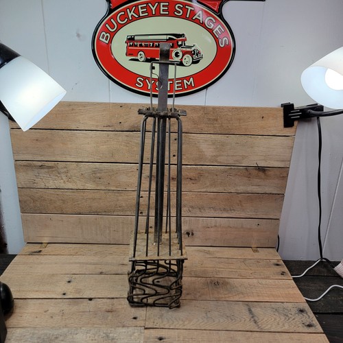 Antique chimney flue cleaner - flue,